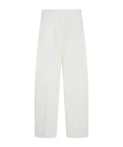 The Row Casual Pants With Belt Loops In White