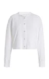 The Row Gano Cotton-jersey Top In White