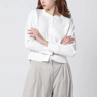 The Row Gano Shirt In White Cotton