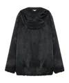The Row Garel Cupro Jacket In Black