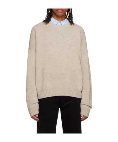 The Row Gary Round Neck Sweater In Nude