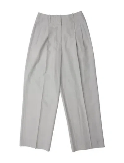 Pre-owned The Row Gaugin Wide Leg Pants In Blue