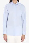 The Row Gavina Buttoned Shirt In Blue