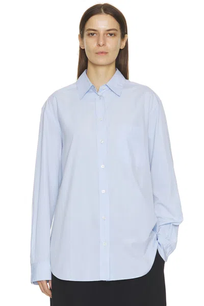 The Row Gavina Shirt In Blue