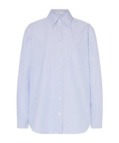 The Row Gavina Shirt In Blue