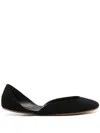 THE ROW GEMMA BALLET PUMPS - WOMEN'S - CALF LEATHER/CALF SUEDE