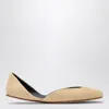 The Row Suede Gemma Ballet Flats In Black