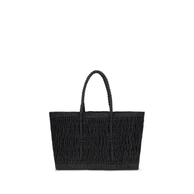The Row Georgica Tote Bag In Black