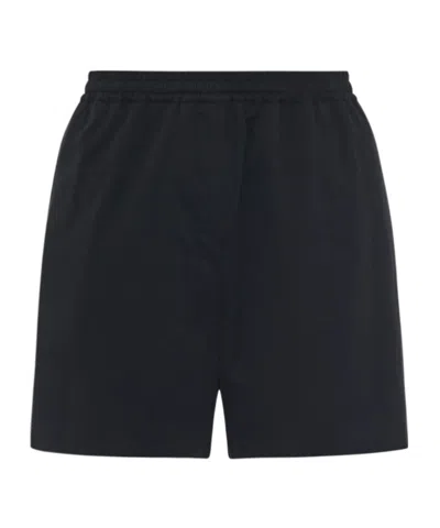 The Row Gerhardt Cashmere Shorts In Black