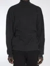 The Row High-neck Regular Fit Sweater For Men In Grey
