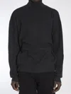 The Row High-neck Regular Fit Sweater For Men In Grey