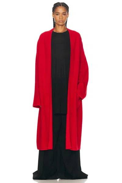 The Row Ghali Dressing Gown In Lik Lipstick