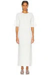 The Row Maxi Dress Gitu In White