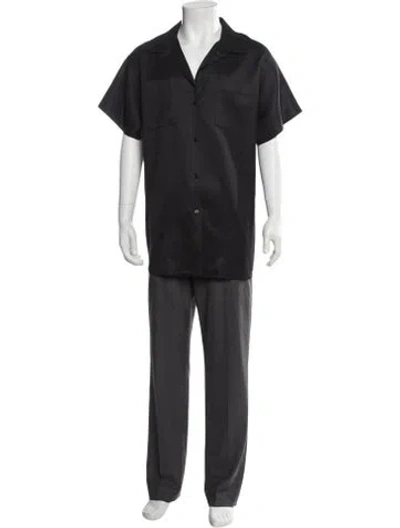 Pre-owned The Row Giuseppina Shirt Silk Shirt In Gray