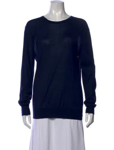 Pre-owned The Row Glover Cashmere Sweater In Blue