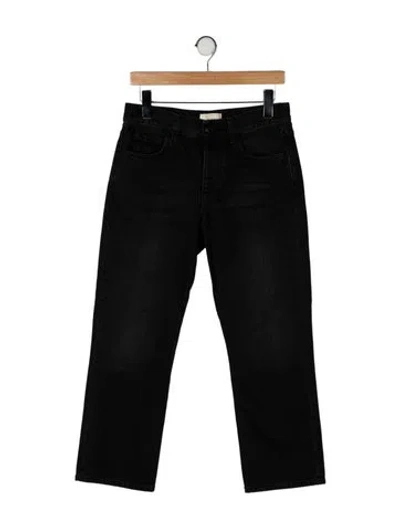 Pre-owned The Row Goldin Straight Leg Jeans In Black