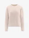 The Row Gouli Cashmere And Silk Sweater In Beige