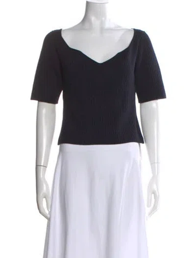 Pre-owned The Row Grais Virgin Wool Sweater In Black