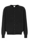 The Row Graphite Cashmere Blend Danube Cardigan In Black