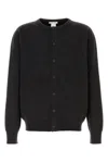 The Row Graphite Cashmere Blend Danube Cardigan In Gray