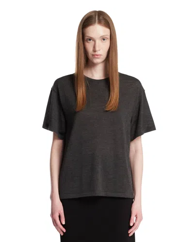 The Row Gray Cashmere T-shirt