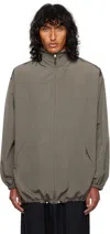 The Row Gray Chon Jacket In Gye Grey Sepia