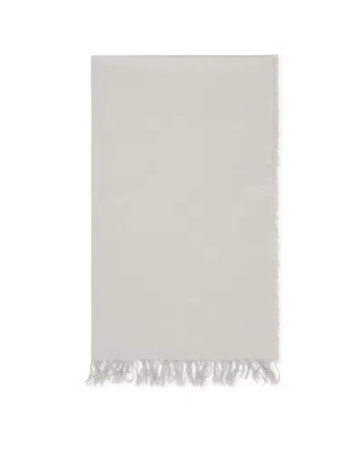 The Row Gray Cotton Scarf