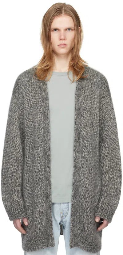 The Row Gray Fessega Cardigan In Stn Stone