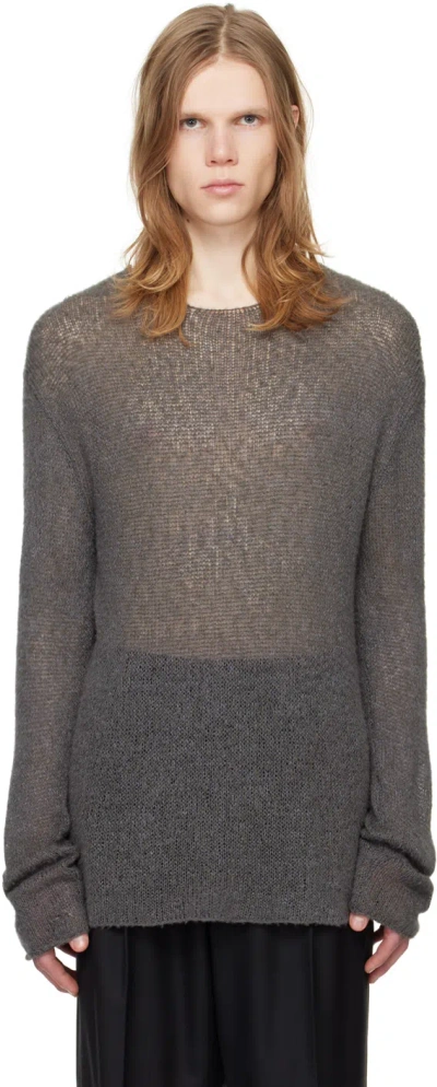 The Row Gray Flavio Sweater In Odg Old Grey