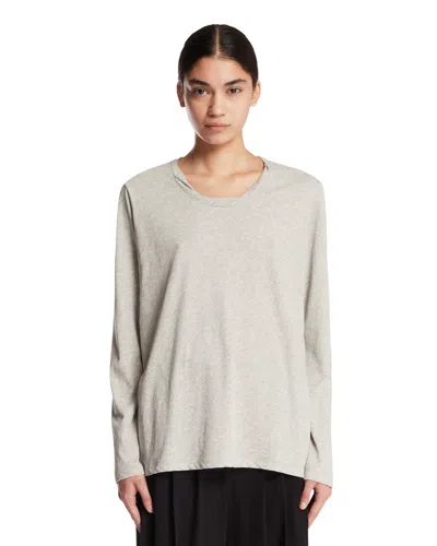 The Row Gray Fraya Cotton T-shirt In Multi