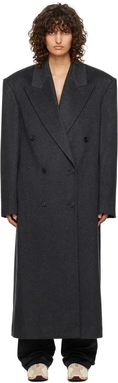 THE ROW GRAY HARISI COAT