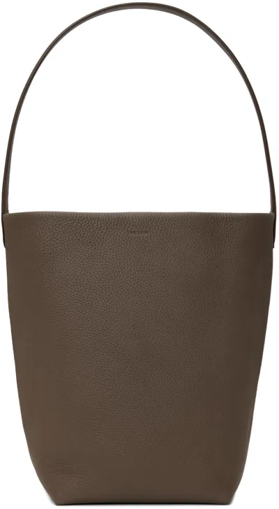 The Row Gray Medium N/s Park Tote In Elp Elephant