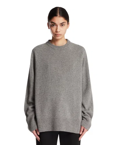 The Row Gray Sibem Wool And Cashmere Sweater