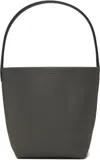 The Row Gray Small N/s Park Tote In Tiy Timouse Grey