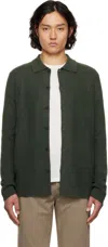 The Row Green Iverson Jacket In Frg Forest Green