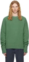 THE ROW GREEN MANSELL SWEATER