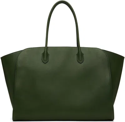 The Row Green Marlo Tote In Msas Moss Ans