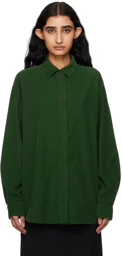 The Row Penna Shirt In Green