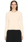 The Row Gretas Top In Neutral