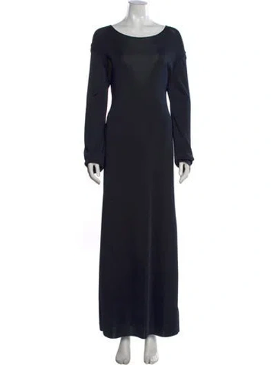 Pre-owned The Row Grete Dress Long Dress In Black