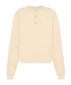 The Row Greto Cotton Sweatshirt In Neutral