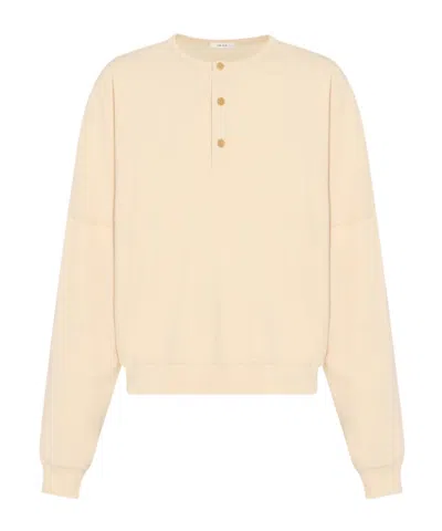 The Row Greto Cotton Sweatshirt In Neutral