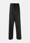 THE ROW THE ROW GREY ARGENT TAPERED TROUSERS