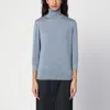 The Row Cashmere Turtleneck Sweater In Grey