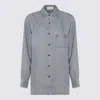 The Row Grey Linen Nesson Casual Jacket