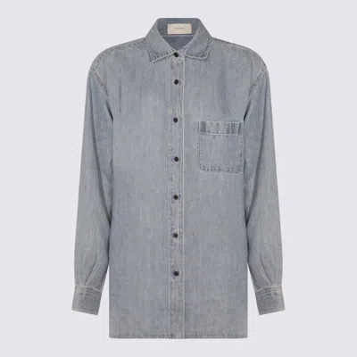 The Row Grey Linen Nesson Casual Jacket