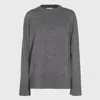 The Row Sibem Crew-neck Sweater In Gray