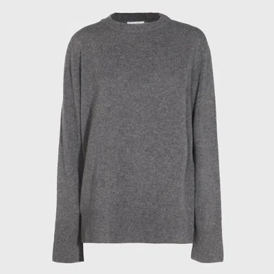 The Row Sibem Crew-neck Sweater In Gray