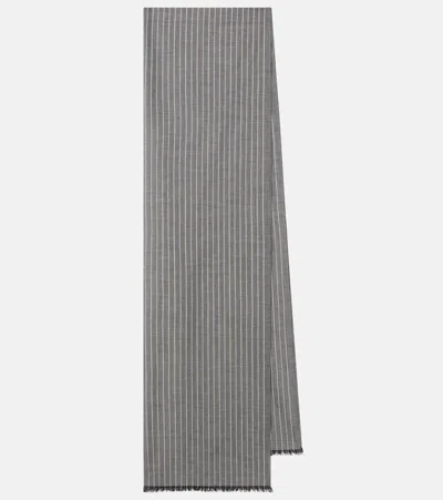 The Row Guel Striped Cotton Scarf