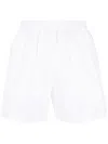 The Row White Cotton Shorts In White